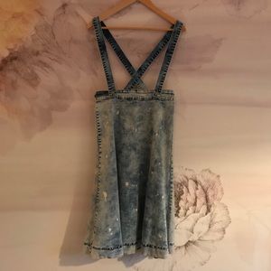 Anthropologie Tracy Reece denim acid wash skirt